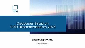 Disclosures Based on TCFD Recommendations 2023